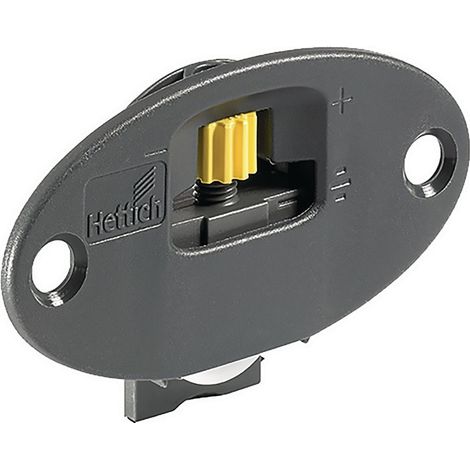 Parte di scorrimento 9115219 plastica grigia HETTICH