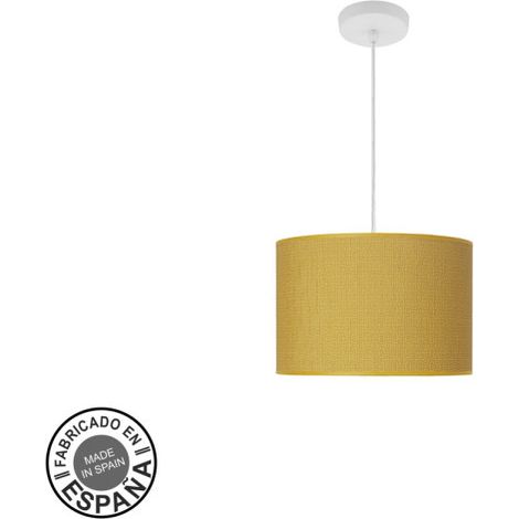 Colgante Moda 1xe27 Blanco/amarillo Regx30x30 Cm