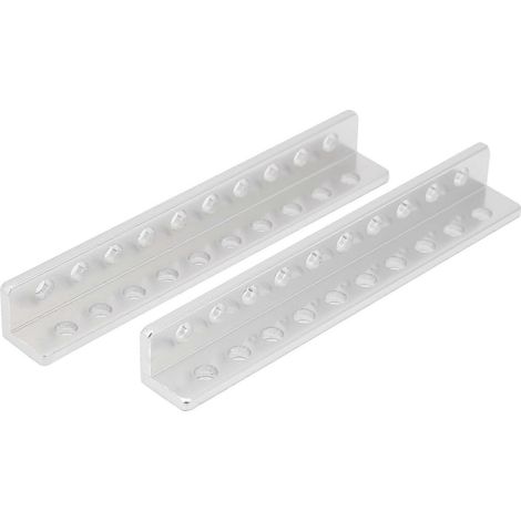 L-förmiger Aluminiumträger mit 10 Löchern, Artikelnummer 3103-0010-0088, Industrieroboterzubehör, 12 x 12 x 88 mm