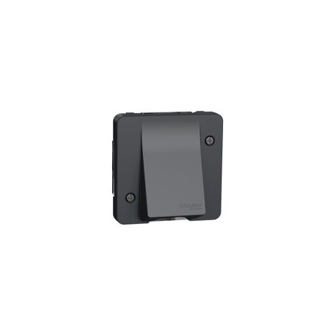 Salida de cable MUREVA gris IP55 1 módulo 71x45 mm resistente a agentes químicos