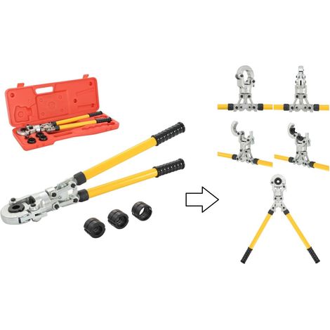 Pince à Sertir avec Tête Rotative Pour raccords sur Tubes PEX 16-32mm