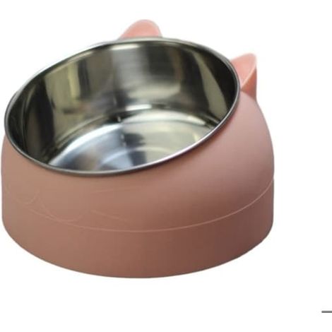 SABIR-Gamelles inclinées à 15° pour chats, gamelles orthopédiques, anti-vomissements, anti-déversements, surélevées. (1/5)