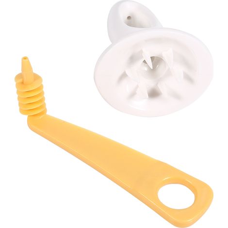 1 coupe-pommes de terre spiralé pratique en acier inoxydable, outil pour faire des frites. (1/5)