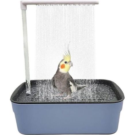 Bardusch-Baignoire Automatique pour Oiseaux, à Circulation D'Eau Perroquets, Accessoires Bain D'Oiseaux Animaux de Compagnie (1/5)