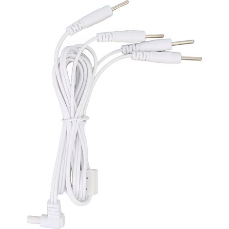Câbles de connexion TENS 2,35 mm pour électrothérapie - Fils de remplacement 3,94 pi