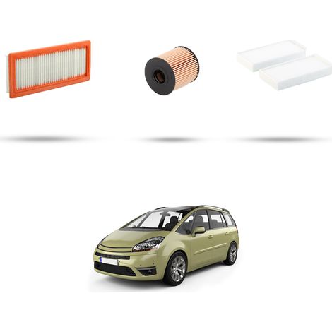 Kit tagliando 3 filtri compatibile con Citroen C4 Picasso 1.6 thp 115kw dal 2010 (1/4)