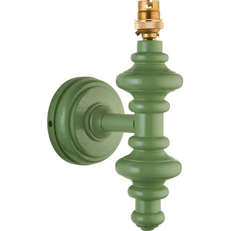 Applique in legno verde e ottone Carnaby B22 7W Endon (1/5)