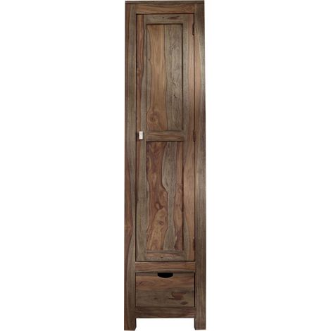 Armoire penderie 48x60 Palissandre huilé Gris taupe NATURE GREY 98