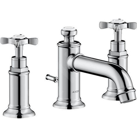 hansgrohe AXOR MONTREUX Mélangeur lavabo 3 trous 30, vidage par (1/4)