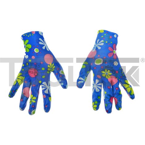 GUANTI DA GIARDINO DA DONNA TAGLIA 7(S) STRATO IN NITRILE GEKO G73506 (1/3)