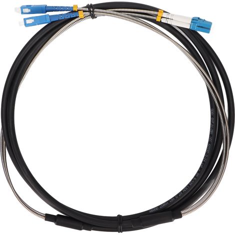 Jarretière fibre optique monomode blindé de 3 mètres SC vers LC pour centre de données Ethernet (1/5)