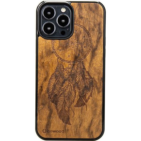 Holzhülle für iPhone 13 Pro Max Traumfänger Imbuia (1/3)