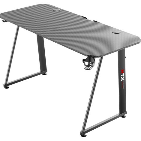Zstyle Scrivania - Tavolo - Porta PC - Computer - Ufficio - Design Carbonio - Moderne - Salvaspazio - Mobile - Gaming Desk MTX - Per Camera Casa (1/5)