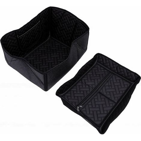 Coffre Arrière de Moto, Doublure de Coffre Supérieur de Moto, Doublure de Caisse de Bagage en Cuir PU, Coussin Intérieur Universel Résistant à l'usure avec Rembourrage pour Top (1/5)