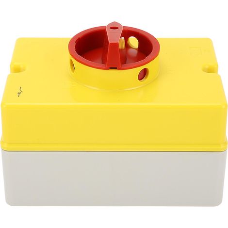 4-poliger 415V 25A Solar-Trennschalter, IP66 wasserdichter Photovoltaik-Trennschalter, Außengehäuse für die Außenmontage (1/5)