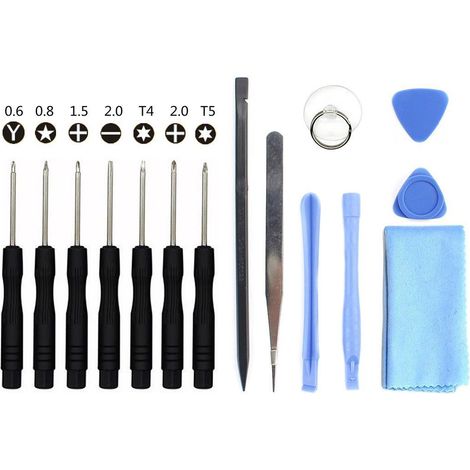Jeu de Tournevis P2 P5 P6 Pentalobe Screwdriver, étoile à 5 Branches, 0,8 mm, 1,2 mm et 1,5 mm, T5 Trox, Tournevis pour Apple, iPhone, Macbook Pro (1/5)