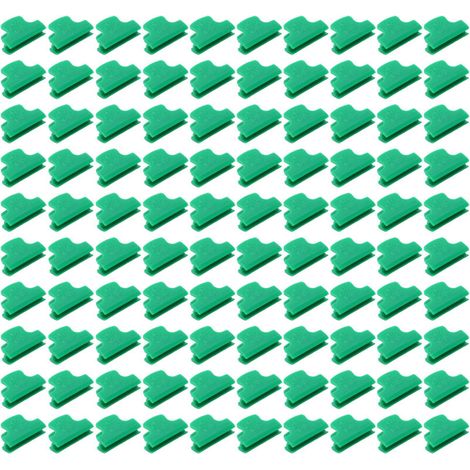 100 Stück 6-mm-Kunststoff-Gewächshausbefestigungen, Planenzubehör und Schläuche für Gewächshausabdeckungen