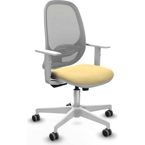 piqueras-y-crespo Chaise de bureau moderne crème confortable (1/3)