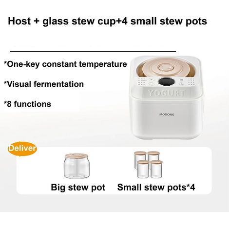 Machine de fermentation multifonctionnelle à température constante 220 V (yaourt/enzymes/natto/vin de riz/vinaigre de fruits) (1/5)