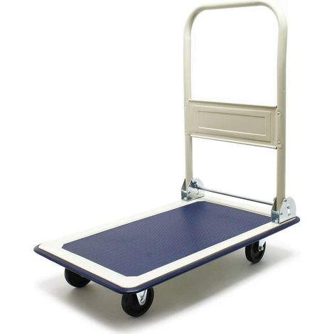 Carro plataforma plegable hasta 150 kg transporte equipamiento almacén 160002574 (1/4)