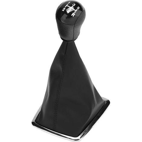 Aramox Pommeaux de leviers de vitesse voiture 5 vitesses Pommeau de levier de vitesses manuel Levier de levier de vitesses Faiter Boot Cocer Fit pour Focus MK2 2004-2008 (1/5)