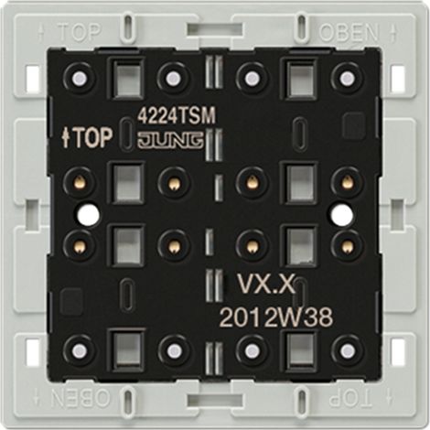 Jung Módulo sensor táctil 24 V AC/DC, 20 mA, 2 veces, F40, Multihilo 4224 TSM