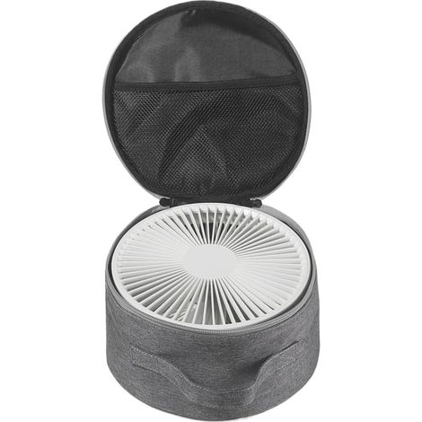 Sac De Rangement pour Ventilateur,Pochette Étanche De Transport Sac Portable Rond pour Le Voyage Le Camping Le Pique-Nique en Extérieur pour Femmes Et Hommes Au Lieu De Travail Et À La Plage (1/5)