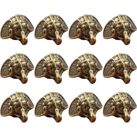 12 protège-coins décoratifs, bois, style vintage, pour boîtes (1/5)