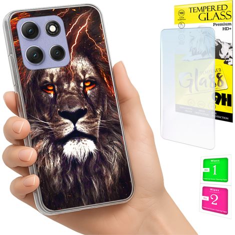 Funda para Motorola Moto G86 Power, carcasa trasera con foto y cristal 9H. (1/5)