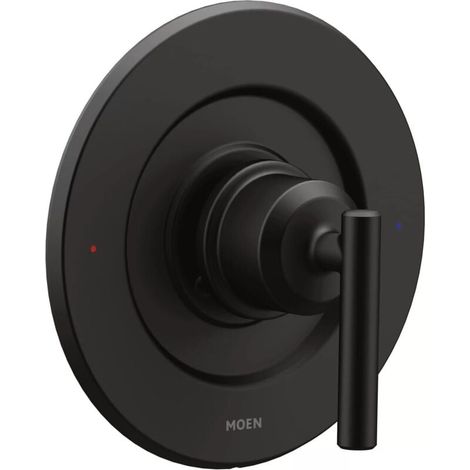 Ensemble de garniture de douche à poignée unique Moen UT2901BL Gibson M-CORE 3-Series, valve requise, noir mat (1/2)