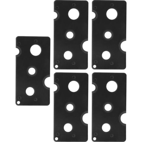 5 pièces déboucheur flacons roll-on, ouvre-bouteilles huiles essentielles portable pratique, accessoire noir A021H (1/5)