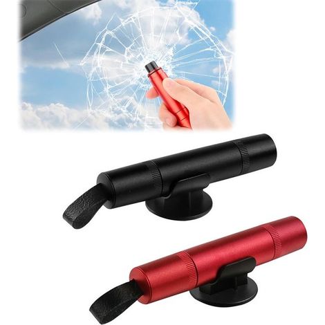 Set di 6 martelli di sicurezza, martello di sicurezza 2 in 1 e taglia cinture di sicurezza, martello di emergenza, martello per auto, supporto, martello di sicurezza portatile (1/5)