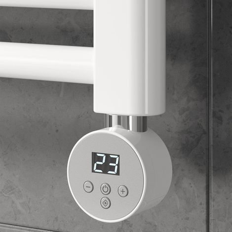 Reina Mini Round Thermostatic Element 600W - White