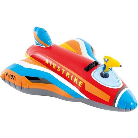 Kids Inflatable Fighter Jet Float with Water Gun (1/4)