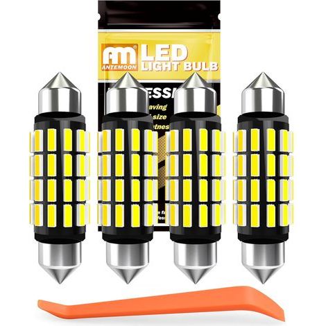 4pcs 41mm 42mm C5W 24SMD Canbus LED Festoon Bulb for Car Dome Light (1/5)