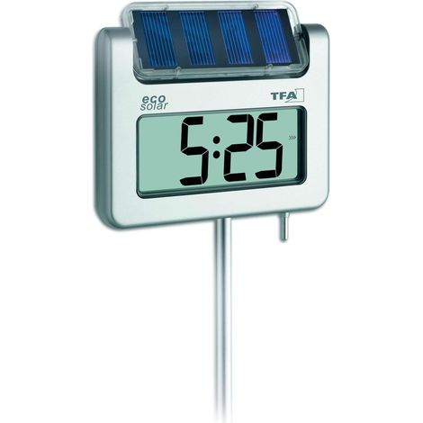 TFA Dostmann Avenue Termometro solare da giardino Argento 30.2026 (1/5)