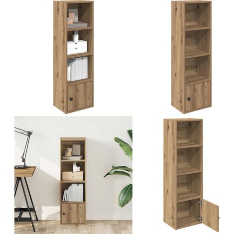 vidaXL Bücherregal Artisan-Eiche 31x24x102 cm Holzwerkstoff (1/5)