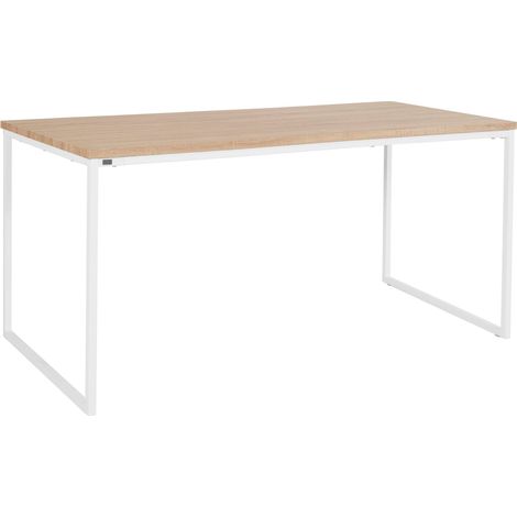 Table à manger en effet chêne blanc 8 personnes L180