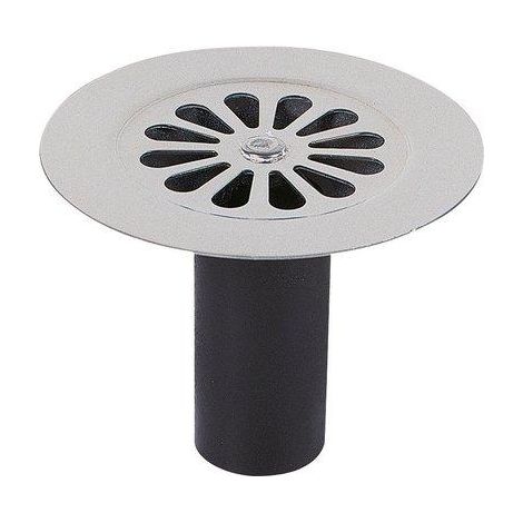 Grille siphon avec tube – Ø 85 mm – Pour tasse à collerette – Bonde receveur Ø 60 mm – P-PRO