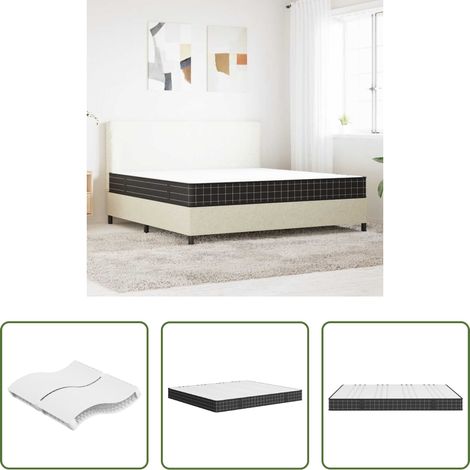 Matelas bonnell - Matelas à ressorts bonnell moyen 200x200 cm (1/5)