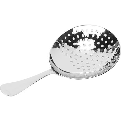 Multifunktionaler Cocktaillöffel aus Edelstahl mit Schaumlöffel und beleuchtetem Spiegel. (1/5)