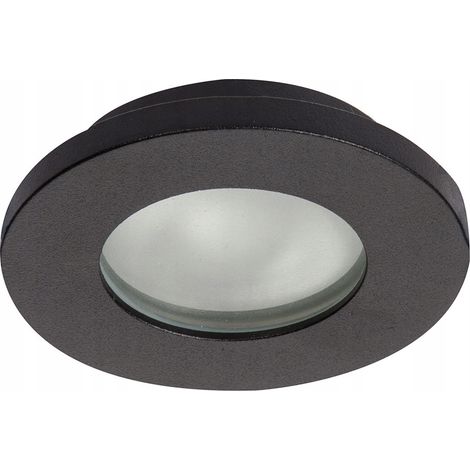 Lámpara de techo empotrable Lagos negra Light Prestige LP-440/1RS GU10 IP65 (1/5)