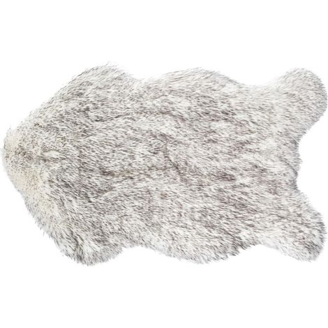 Tapis décoratif en Fourrure synthétique Gris clair 68 x 100 cm - Feeric Christmas