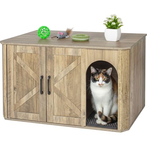 Katzenstreuschrank - diskret geraumig multifunktional
