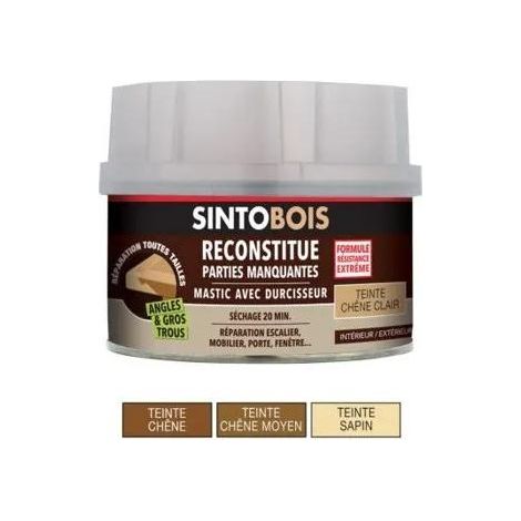 Stucco per legno sinto 550g colore abete bicomponente