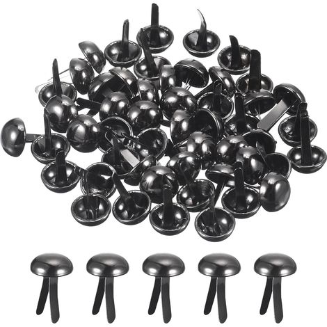 100 pièces Pointes de Pied de Sac Clous de Sac Ronds de 12mm (1/5)