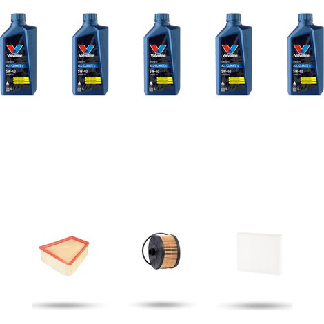 Kit tagliando 3 FILTRI e 5L OLIO compatibile con Renault Megane IV 1.2 Tce 74kw dal 2015 (1/5)