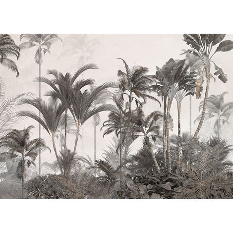 Papier peint panoramique - Forêt Tropicale - 130 cm x 92 cm (1/2)