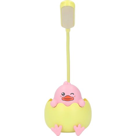 Niedliche Kinderlampe mit Stifthalter, USB-Ladefunktion, Augenschutz, LED-Schreibtischlampe mit flexiblem und verstellbarem Arm. (1/5)