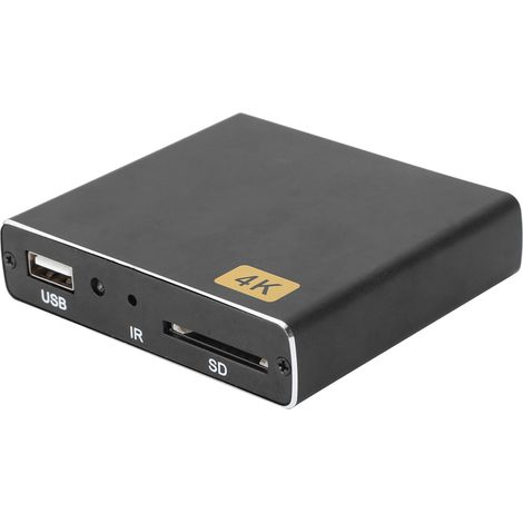 Lecteur Publicitaire HD 4K avec Support Réglable et Fonction Rotation Automatique, Alimentation Universelle 100‑240V (1/5)